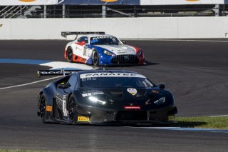 #1 Lamborghini Huracan GT3 of Michele Beretta, Andrea Caldarelli and Marco Mapelli, K-PAX Racing, Pro, Indy 8 Hours, Intercontinental GT Challenge, Indianapolis Motor Speedway, Indianapolis, Indiana, Oct 2022.
 | Brian Cleary/SRO