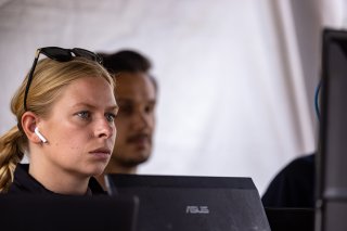 #93 Acura NSX GT3 of Ashton Harrison, Christina Nielsen and Mario Farnbacher, Racers Edge Motorsports, Pro-Am, Indy 8 Hours, Intercontinental GT Challenge, Indianapolis Motor Speedway, Indianapolis, Indiana, Oct 2022.
 | Regis Lefebure/SRO