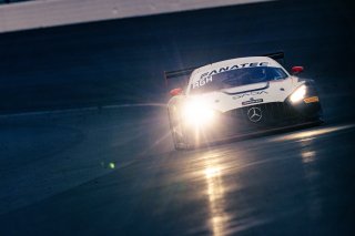 #6 Mercedes-AMG GT3 of Steven Aghakhani, Loris Spinelli and Tristan Vautier, US RaceTronics, Pro, Indy 8 Hours, Intercontinental GT Challenge, Indianapolis Motor Speedway, Indianapolis, Indiana, Oct 2022.
 | Regis Lefebure/SRO