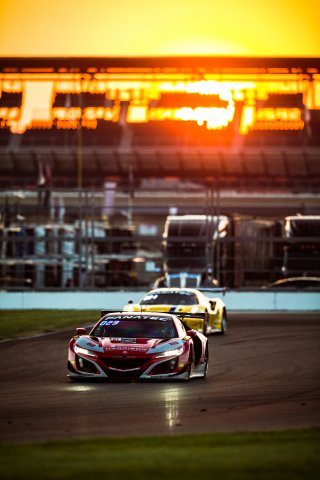 #93 Acura NSX GT3 of Ashton Harrison, Christina Nielsen and Mario Farnbacher, Racers Edge Motorsports, Pro-Am, Indy 8 Hours, Intercontinental GT Challenge, Indianapolis Motor Speedway, Indianapolis, Indiana, Oct 2022.
 | Fabian Lagunas/SRO        
