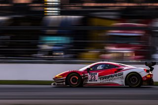 #23 Ferrari 488 GT3 of Onofrio TriarsiIndy 8 Hours, Intercontinental GT Challenge, Indianapolis Motor Speedway, Indianapolis, Indiana, Oct 2022.
 | Fabian Lagunas/SRO        