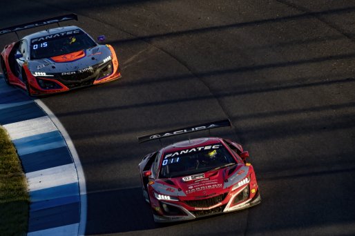 #93 Acura NSX GT3 of Ashton Harrison, Christina Nielsen and Mario Farnbacher, Racers Edge Motorsports, Pro-Am, Indy 8 Hours, Intercontinental GT Challenge, Indianapolis Motor Speedway, Indianapolis, Indiana, Oct 2022.
 | Fabian Lagunas/SRO