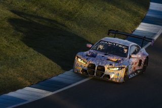 #38 BMW M4 GT3 of Samantha Tan, Nick Wittmer and Harry Gottsacker, ST Racing, Silver Cup, Indy 8 Hours, Intercontinental GT Challenge, Indianapolis Motor Speedway, Indianapolis, Indiana, Oct 2022.
 | Brian Cleary/SRO  
