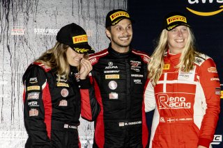 #93 Acura NSX GT3 of Ashton Harrison, Christina Nielsen and Mario Farnbacher, Racers Edge Motorsports, Pro-Am, Indy 8 Hours, Intercontinental GT Challenge, Indianapolis Motor Speedway, Indianapolis, Indiana, Oct 2022.
 | Brian Cleary/SRO  