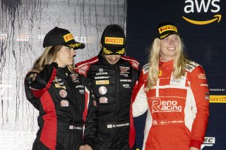 #93 Acura NSX GT3 of Ashton Harrison, Christina Nielsen and Mario Farnbacher, Racers Edge Motorsports, Pro-Am, Indy 8 Hours, Intercontinental GT Challenge, Indianapolis Motor Speedway, Indianapolis, Indiana, Oct 2022.
 | Brian Cleary/SRO  