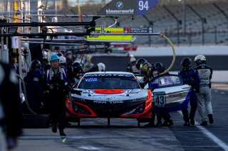 #43 Porsche 911 GT3-R (991.ii) of Erin Vogel, Michael Cooper and Taylor Hagler, RealTime RacingIndy 8 Hours, Intercontinental GT Challenge, Indianapolis Motor Speedway, Indianapolis, Indiana, Oct 2022.
 | Regis Lefebure/SRO