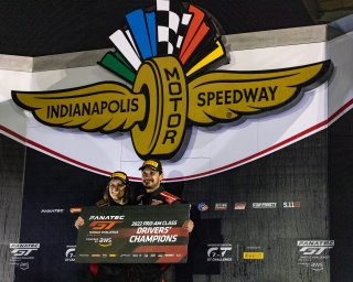 #93 Acura NSX GT3 of Ashton Harrison, Christina Nielsen and Mario Farnbacher, Racers Edge Motorsports, Pro-Am, Indy 8 Hours, Intercontinental GT Challenge, Indianapolis Motor Speedway, Indianapolis, Indiana, Oct 2022.
 | Regis Lefebure/SRO