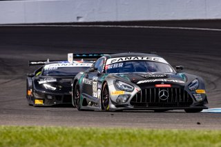 Indy 8 Hours, Intercontinental GT Challenge, Indianapolis #33 Mercedes-AMG GT3 of Russell Ward, Phillip Ellis and Jules Gounon, Winward Racing, Pro, Motor Speedway, Indianapolis, Indiana, Oct 2022.
 | Brian Cleary/SRO  