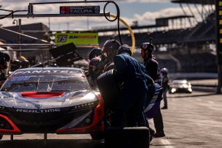#43 Porsche 911 GT3-R (991.ii) of Erin Vogel, Michael Cooper and Taylor Hagler, RealTime RacingIndy 8 Hours, Intercontinental GT Challenge, Indianapolis Motor Speedway, Indianapolis, Indiana, Oct 2022.
 | Brian Cleary/SRO  