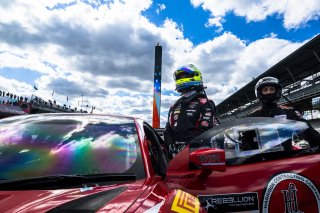 #93 Acura NSX GT3 of Ashton Harrison, Christina Nielsen and Mario Farnbacher, Racers Edge Motorsports, Pro-Am, Indy 8 Hours, Intercontinental GT Challenge, Indianapolis Motor Speedway, Indianapolis, Indiana, Oct 2022.
 | Fabian Lagunas/SRO        