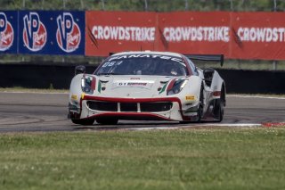 #61 Ferrari 488 GT3 of Jean-Claude Said and Conrad Grunewald, AF Corse, GT World Challenge America, Am, SRO America, New Orleans Motorsports Park, New Orleans, LA, May 2022.
 | Brian Cleary/SRO