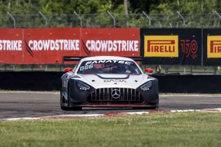 #6 Mercedes-AMG GT3 of Steven Aghakhani and Loris Spinelli, US Racetronics, GT World Challenge America, Pro, SRO America, New Orleans Motorsports Park, New Orleans, LA, May 2022.
 | Brian Cleary/SRO