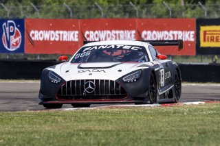 #6 Mercedes-AMG GT3 of Steven Aghakhani and Loris Spinelli, US Racetronics, GT World Challenge America, Pro, SRO America, New Orleans Motorsports Park, New Orleans, LA, May 2022.
 | Brian Cleary/SRO