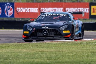 #63 Mercedes-AMG GT3 of David Askew and Dirk Muller, DXDT Racing, GT World Challenge America, Pro-Am, SRO America, New Orleans Motorsports Park, New Orleans, LA, May 2022.
 | Brian Cleary/SRO