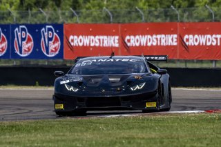 #1 Lamborghini Huracan GT3 of Michele Beretta and Andrea Calderelli, K-Pax Racing, GT World Challenge America, Pro, SRO America, New Orleans Motorsports Park, New Orleans, LA, May 2022.
 | Brian Cleary/SRO