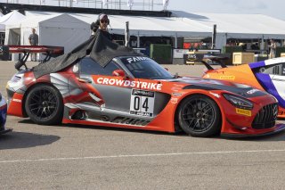 #04 Mercedes-AMG GT3 of George Kurtz and Colin Braun, Crowdstrike Racing by Riley Motorsports, GT World Challenge America, Pro-Am, SRO America, New Orleans Motorsports Park, New Orleans, LA, May 2022.
 | Brian Cleary/SRO