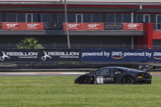 #1 Lamborghini Huracan GT3 of Michele Beretta and Andrea Calderelli, K-Pax Racing, GT World Challenge America, Pro, SRO America, New Orleans Motorsports Park, New Orleans, LA, May 2022.
 | Brian Cleary/SRO