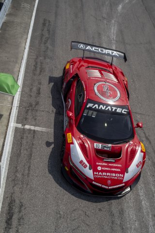 #93 Acura NSX GT3 of Ashton Harrison and Mario Farnbacher, Racers Edge Motorsports, GT World Challenge America, Pro-Am, SRO America, New Orleans Motorsports Park, New Orleans, LA, May 2022.
 | Brian Cleary/SRO