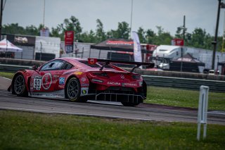 #93 Acura NSX GT3 of Ashton Harrison and Mario Farnbacher, Racers Edge Motorsports, GT World Challenge America, Pro-Am, SRO America, New Orleans Motorsports Park, New Orleans, LA, May 2022.
 | SRO Motorsports Group
