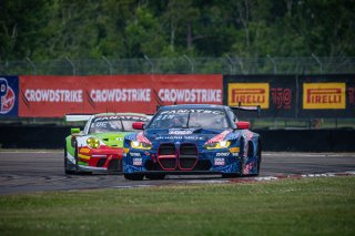 #96 BMW M4 GT3 of Michael Dinan and Robby Foley, Turner Motorsports, GT World Challenge America, Pro-Am, SRO America, New Orleans Motorsports Park, New Orleans, LA, May 2022.
 | SRO Motorsports Group