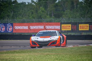 #43 Acura NSX GT3 of Erin Vogel and Michael Cooper, RealTime Racing, GT World Challenge America, Pro-Am, SRO America, New Orleans Motorsports Park, New Orleans, LA, May 2022.
 | SRO Motorsports Group