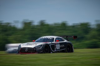 #6 Mercedes-AMG GT3 of Steven Aghakhani and Loris Spinelli, US Racetronics, GT World Challenge America, Pro, SRO America, New Orleans Motorsports Park, New Orleans, LA, May 2022.
 | SRO Motorsports Group