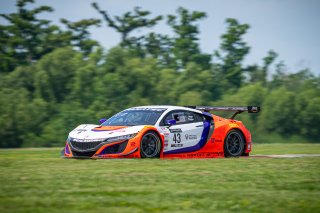 SRO America, New Orleans Motorsports Park, New Orleans, LA, May 2022.#43 Acura NSX GT3 of Erin Vogel and Michael Cooper, RealTime Racing, GT World Challenge America, Pro-Am
 | SRO Motorsports Group