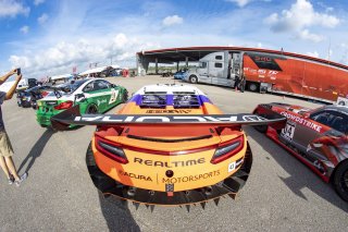 #43 Acura NSX GT3 of Erin Vogel and Michael Cooper, RealTime Racing, GT World Challenge America, Pro-Am, SRO America, New Orleans Motorsports Park, New Orleans, LA, May 2022.
 | Brian Cleary/SRO