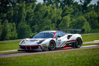 SRO America, New Orleans Motorsports Park, New Orleans, LA, May 2022.#61 Ferrari 488 GT3 of Jean-Claude Said and Conrad Grunewald, AF Corse, GT World Challenge America, Am
 | SRO Motorsports Group