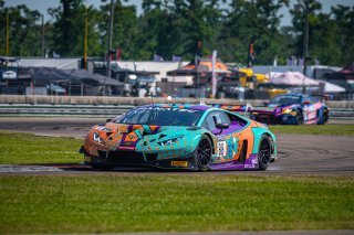 SRO America, New Orleans Motorsports Park, New Orleans, LA, May 2022.#88 Lamborghini Huracan GT3 of Jason Harward and Madison Snow, Zelus Motorsports, GT World Challenge America, Pro-Am
 | SRO Motorsports Group