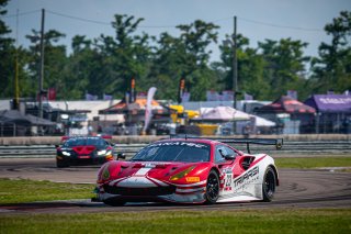 SRO America, New Orleans Motorsports Park, New Orleans, LA, May 2022.#23 Ferrari 488 GT3 of Onofrio Triarsi and Charlie Scardina, Triari Competizione, GT World Challenge America, Am
 | SRO Motorsports Group