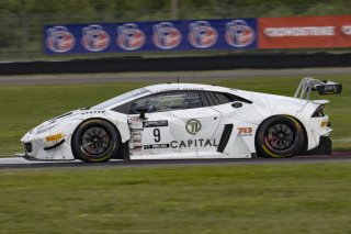 #9 Lamborghini Huracan GT3 of Ziad Grandeur and Giacomo Altoe, TR3 Racing, GT World Challenge America, Pro-Am, SRO America, New Orleans Motorsports Park, New Orleans, LA, May 2022.
 | Brian Cleary/SRO