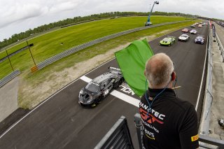 #1 Lamborghini Huracan GT3 of Michele Beretta and Andrea Calderelli, K-Pax Racing, GT World Challenge America, Pro, SRO America, New Orleans Motorsports Park, New Orleans, LA, May 2022.
 | Brian Cleary/SRO