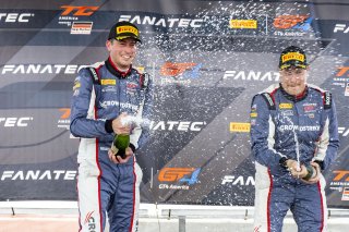 #04 Mercedes-AMG GT3 of George Kurtz and Colin Braun, Crowdstrike Racing by Riley Motorsports, GT World Challenge America, Pro-Am, SRO America, New Orleans Motorsports Park, New Orleans, LA, May 2022.
 | Brian Cleary/SRO