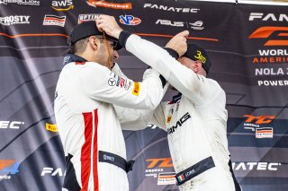 #6 Mercedes-AMG GT3 of Steven Aghakhani and Loris Spinelli, US Racetronics, GT World Challenge America, Pro, SRO America, New Orleans Motorsports Park, New Orleans, LA, May 2022.
 | Brian Cleary/SRO