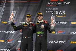 #1 Lamborghini Huracan GT3 of Michele Beretta and Andrea Calderelli, K-Pax Racing, GT World Challenge America, Pro, SRO America, New Orleans Motorsports Park, New Orleans, LA, May 2022.
 | Brian Cleary/SRO