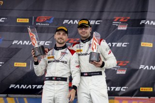 #6 Mercedes-AMG GT3 of Steven Aghakhani and Loris Spinelli, US Racetronics, GT World Challenge America, Pro, SRO America, New Orleans Motorsports Park, New Orleans, LA, May 2022.
 | Brian Cleary/SRO