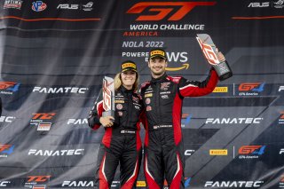 #93 Acura NSX GT3 of Ashton Harrison and Mario Farnbacher, Racers Edge Motorsports, GT World Challenge America, Pro-Am, SRO America, New Orleans Motorsports Park, New Orleans, LA, May 2022.
 | Brian Cleary/SRO