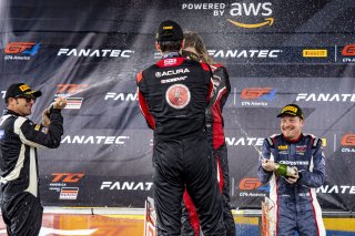 #93 Acura NSX GT3 of Ashton Harrison and Mario Farnbacher, Racers Edge Motorsports, GT World Challenge America, Pro-Am, SRO America, New Orleans Motorsports Park, New Orleans, LA, May 2022.
 | Brian Cleary/SRO