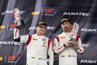 #61 Ferrari 488 GT3 of Jean-Claude Said and Conrad Grunewald, AF Corse, GT World Challenge America, Am, SRO America, New Orleans Motorsports Park, New Orleans, LA, May 2022.
 | Brian Cleary/SRO