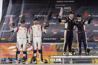 #23 Ferrari 488 GT3 of Onofrio Triarsi and Charlie Scardina, Triari Competizione, GT World Challenge America, Am, SRO America, New Orleans Motorsports Park, New Orleans, LA, May 2022. | Brian Cleary/SRO