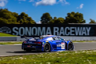 #14 Audi R8 LMS GT3 EVOII of James Sofronas and Tom Dyer, April 2023., CA, GMG Racing, GT World Challenge America, Pro-Am, SRO America, Sonoma, Sonoma Raceway
 | Fabian Lagunas / SRO