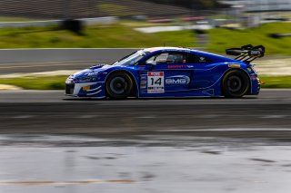#14 Audi R8 LMS GT3 EVOII of James Sofronas and Tom Dyer, April 2023., CA, GMG Racing, GT World Challenge America, Pro-Am, SRO America, Sonoma, Sonoma Raceway
 | Fabian Lagunas / SRO