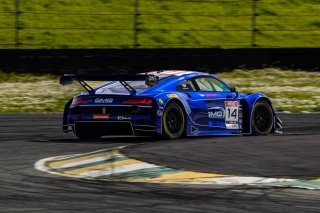 #14 Audi R8 LMS GT3 EVOII of James Sofronas and Tom Dyer, April 2023., CA, GMG Racing, GT World Challenge America, Pro-Am, SRO America, Sonoma, Sonoma Raceway
 | Fabian Lagunas / SRO