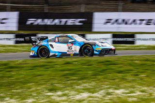 #16 Porsche 911 GT3-R (991.ii) of Pedro Torres and Spencer Pumpelly, ACI Motorsport, April 2023., CA, GT World Challenge America, Pro-Am, SRO America, Sonoma, Sonoma Raceway
 | Fabian Lagunas / SRO