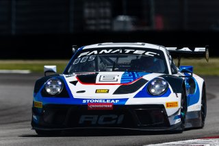 #16 Porsche 911 GT3-R (991.ii) of Pedro Torres and Spencer Pumpelly, ACI Motorsport, April 2023., GT World Challenge America, LA, NOLA Motorsports Park, New Orleans, Pro-Am, SRO America
 | Fabian Lagunas / SRO