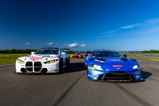 #007 Aston Martin Vantage AMR GT3 of Derek DeBoer and Ross Gunn, April 2023., Aston Martin Racing-TRG, GT World Challenge America, LA, NOLA Motorsports Park, New Orleans, Pro-Am, SRO America
 | Fabian Lagunas / SRO