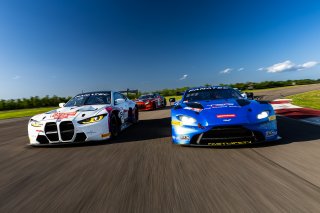 #007 Aston Martin Vantage AMR GT3 of Derek DeBoer and Ross Gunn, April 2023., Aston Martin Racing-TRG, GT World Challenge America, LA, NOLA Motorsports Park, New Orleans, Pro-Am, SRO America
 | Fabian Lagunas / SRO