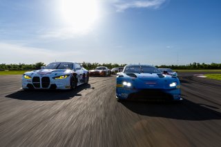 #007 Aston Martin Vantage AMR GT3 of Derek DeBoer and Ross Gunn, April 2023., Aston Martin Racing-TRG, GT World Challenge America, LA, NOLA Motorsports Park, New Orleans, Pro-Am, SRO America
 | Fabian Lagunas / SRO