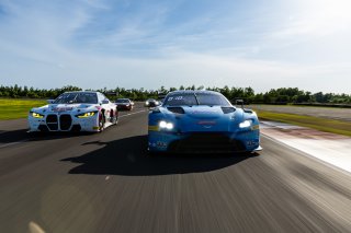 #007 Aston Martin Vantage AMR GT3 of Derek DeBoer and Ross Gunn, April 2023., Aston Martin Racing-TRG, GT World Challenge America, LA, NOLA Motorsports Park, New Orleans, Pro-Am, SRO America
 | Fabian Lagunas / SRO